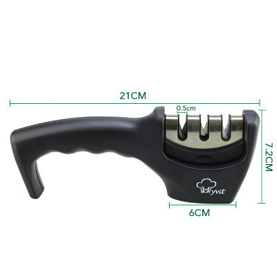 Professional Kitchen Knife Sharpener - Diamond & Tungsten Steel Sharpening Stone