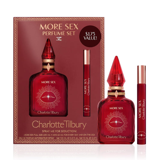 Charlotte Tilbury More Sex Eau De Parfum - Pheromone Enhancing Sandalwood Perfume with Naturally-Derived Oils - Long-Lasting Scent with Notes of Black Pepper, Velvety Musk & Ambery Wood