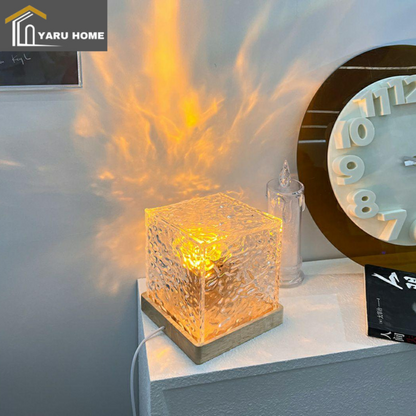 RGB Crystal Ripple Lamp – 16 Colors Ambient Light