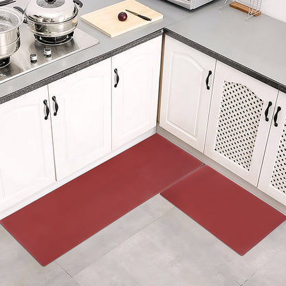 Kitchen Floor Mat Two-piece Set Of Non-slip, Waterproof And Easy to Scrub For Home, Kitchen